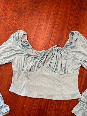 NWT princess top! Corset style, medieval puff sleeves. Fashion to Figure  2.  ❤️